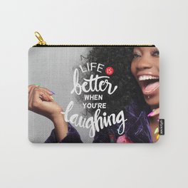 Life is better when you smile Carry-All Pouch