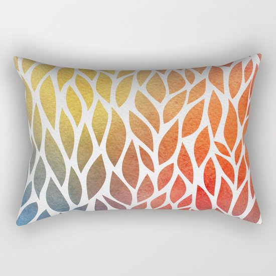 Petals Pattern #4 Rectangular Pillow