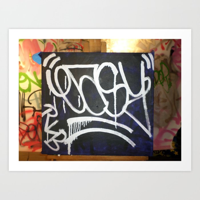 Easy Sen 4 Graffiti Street Artist N Y C Real Live Bomber S Art Print By Ava Street Art Society6