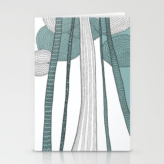 Trees Stationery Cards