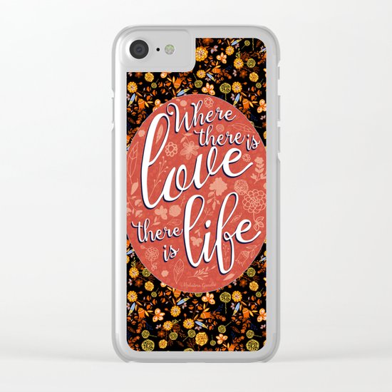 Where there is Love Clear iPhone Case