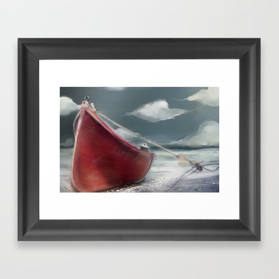 boat Framed Art Print