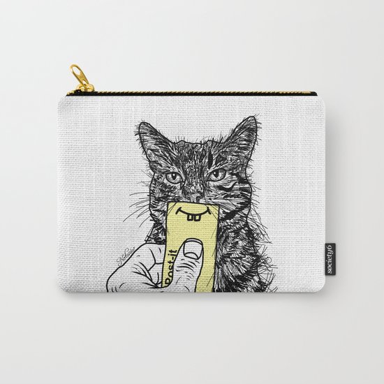 Cat Emoji - P0st it with a smile Carry-All Pouch