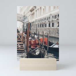 Venice gondolas Mini Art Print
