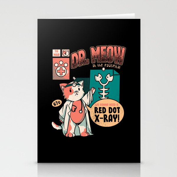 Dr Meow Doctor Cat Medicine Love My Doctor by Tobe Fonseca Stationery Cards
