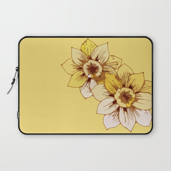 Yellow Flower Laptop Sleeve