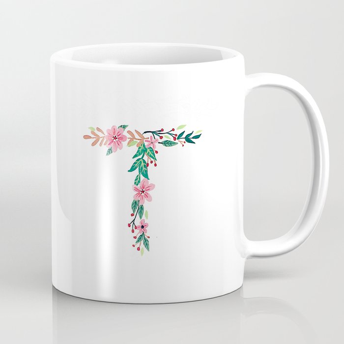 Letter T Design Coffee Mug