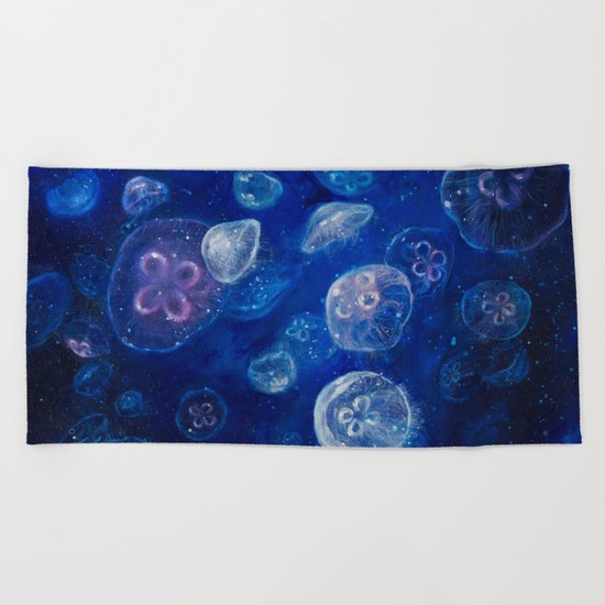 It's Jellyfishing Outside Tonight Beach Towel