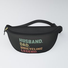 Husband Dad Unicycling Legend Unicycle Fanny Pack