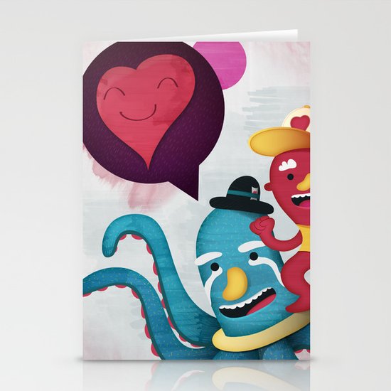 Pushing Love Like Pimps Stationery Cards