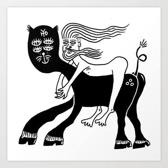 Kitty Love - Runaway Art Print