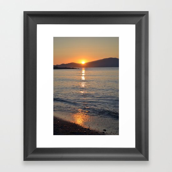 wait for tomorrow Framed Art Print