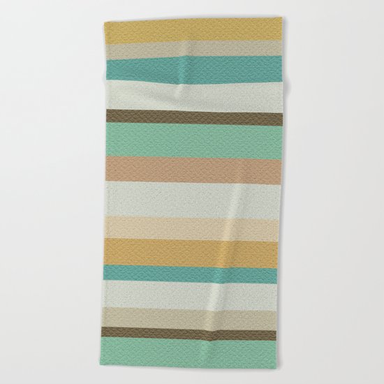 Victorian Stripes Beach Towel
