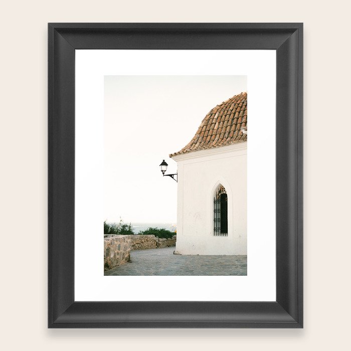 Travel Photography Ibiza White Modern Wall Art Ibiza Spain Coast White Tones Sunset Framed Art Print By Raisazwart Society6