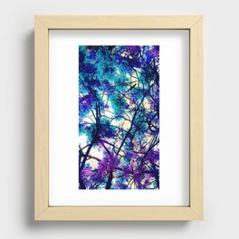 Blue Fantasy nature by Lika Ramati Recessed Framed Print