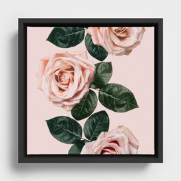 Pretty In Pink Framed Canvas