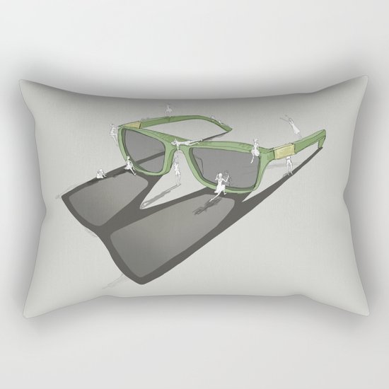 Change your view Rectangular Pillow