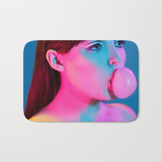 Bubblegum Yum Pop Bath Mat
