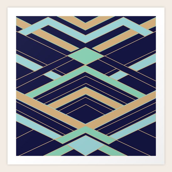 Art Deco Fast Art Print