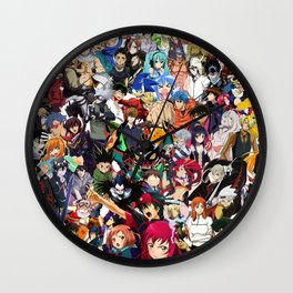 Gurren Lagann  Wall Clock | Kamina, Asian, Trippy, Lagann, Neon, Painting, Yoko, Nia, Aniplex, Konami 