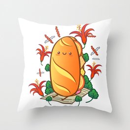 Banh Mi Vietnamese Sandwich Throw Pillow