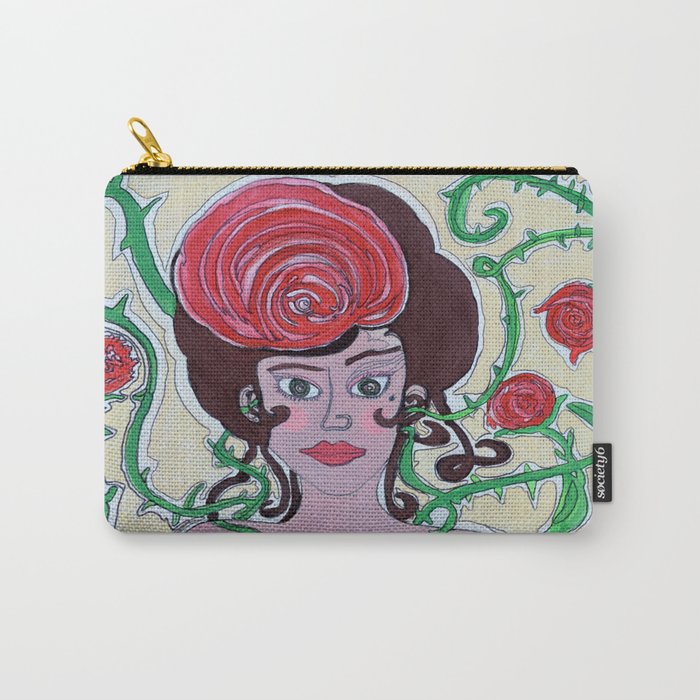 Rosa que linda eres  Carry-All Pouch