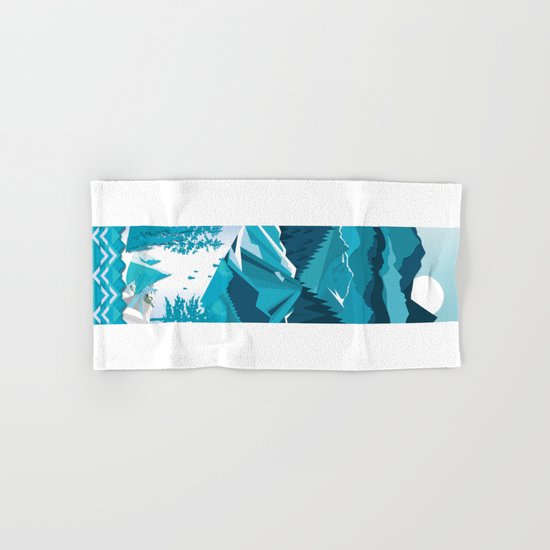 In The Ice Cold North Hand & Bath Towel