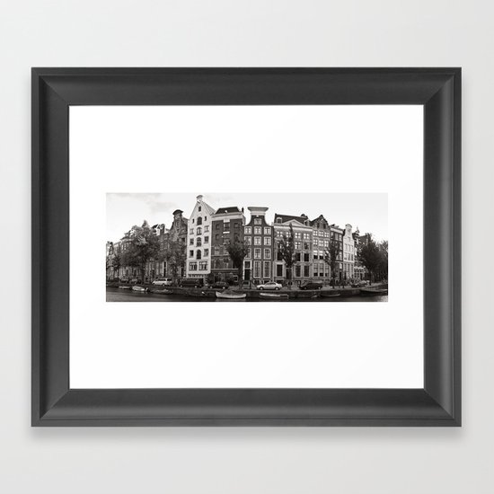 Amsterdam Panorama Framed Art Print