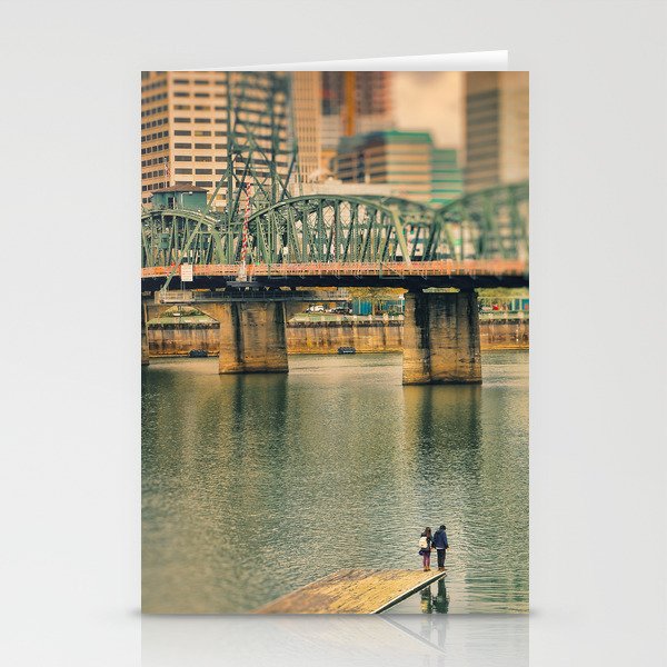 Lovers Under the Bridge Stationery Cards