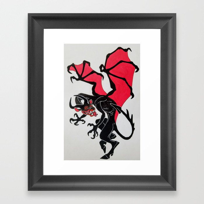 Jersey Devil Framed Art Print
