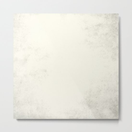 Tribal Ivory Cream Metal Print