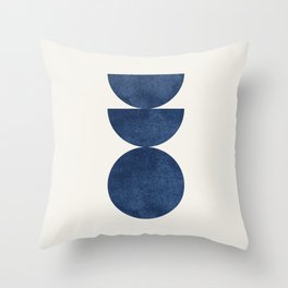 Breeze Block Pillow Cover Throw Pillow Decorative Pillow Home Decor Cushion Mid Century Modern Turquoise Blue White Geometric