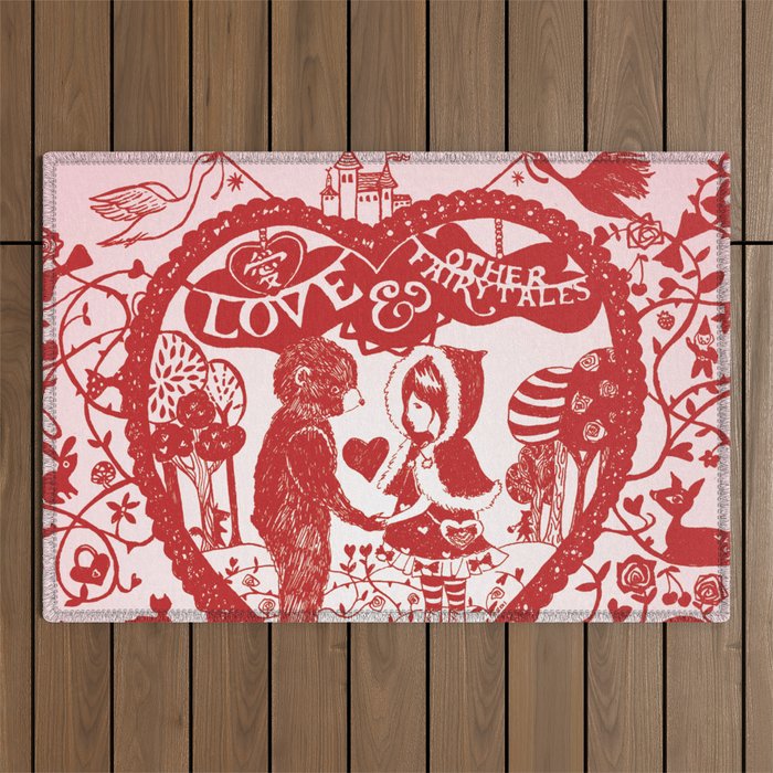 Love and Other Fairy Tales Outdoor Rug