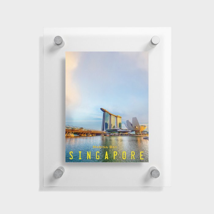 Singapore, Marina Bay Floating Acrylic Print