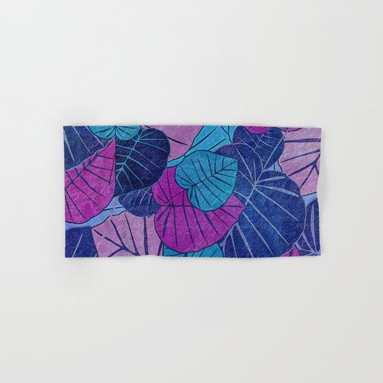 Leaf Pattern Bath Towels | leaf pattern 3 hand bath towel by klara acel society6 Leaf Pattern Bath Towels | leaf pattern 3 hand bath towel by klara acel society6