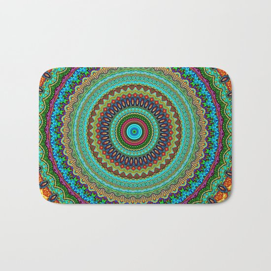 bohemian rhapsody Mandala Bath Mat