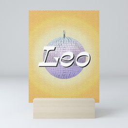 Disco Zodiac: Leo Mini Art Print