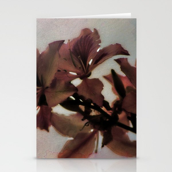 Watercolor Lilies in Pastels Stationery Cards