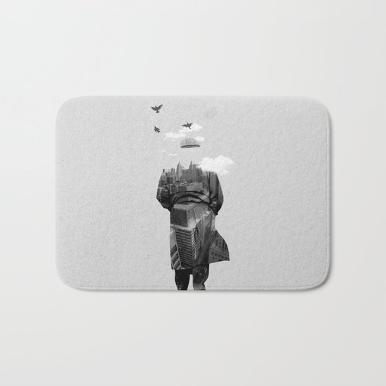 Get away from town Bath Mat
