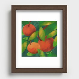 Tangerine Love Recessed Framed Print