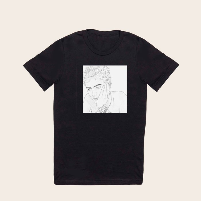 Timothee Chalamet Elio from CMBYN T Shirt by tris artistry