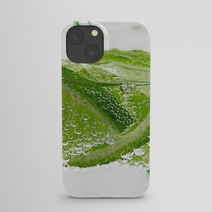Green Limes In Soda iPhone Case