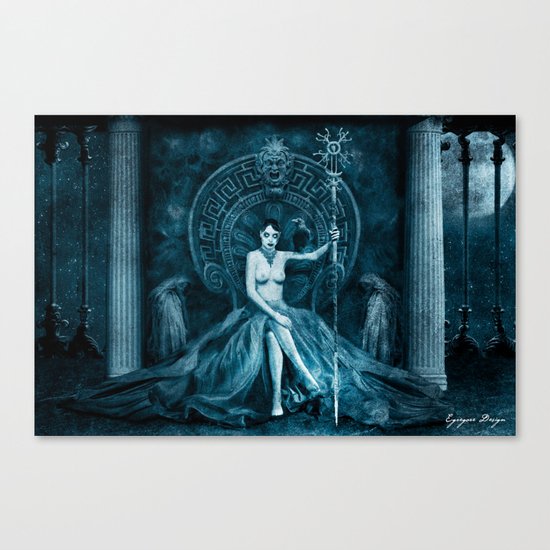Dark Victorian Portraits: Nyx Canvas Print