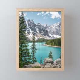 Moraine Lake - Banff National Park Framed Mini Art Print