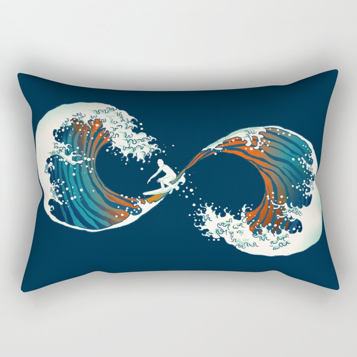 The Wave is forever Rectangular Pillow