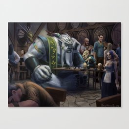 Bar with Friends Canvas Print