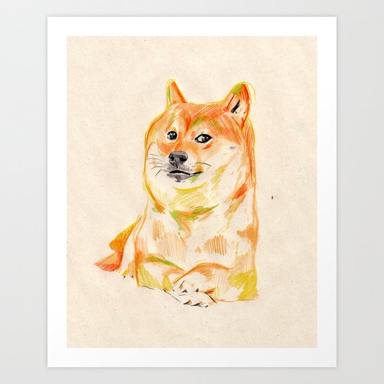 DOGE Art Print