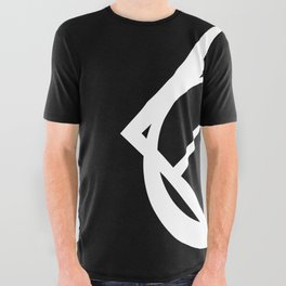 Maker Symbol on Black All Over Graphic Tee