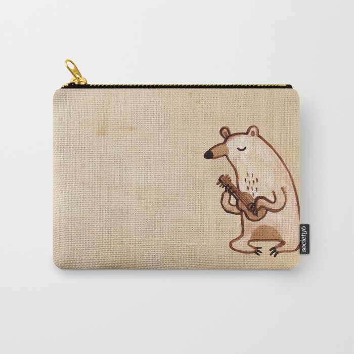Ukulele Bear Carry-All Pouch