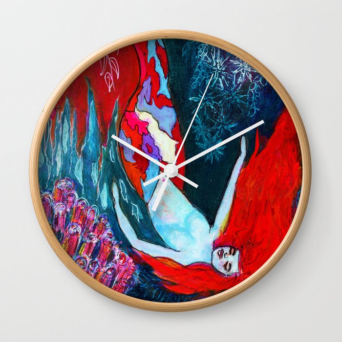 Dreamy Mermaid Wall Clock